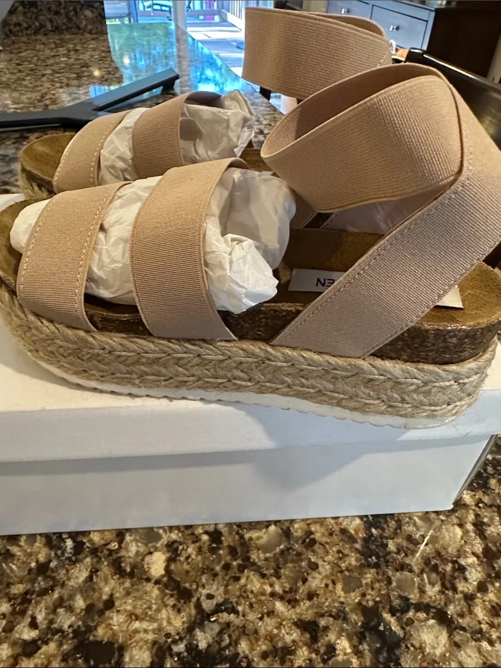 Steve Madden Blush Espadrille Platform Sandal
